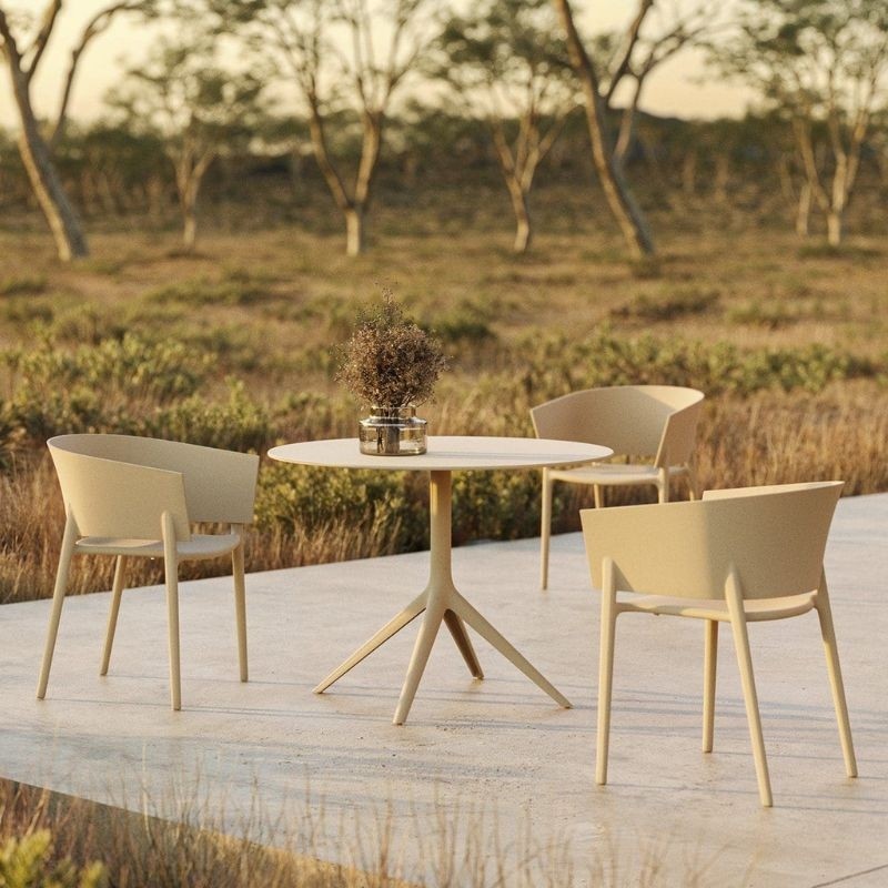 Mesa Redonda Base Aluminio Mari-Sol de Vondom - Montiel
