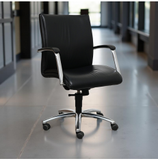 Sillón Oficina Giratorio Negro de Versoni