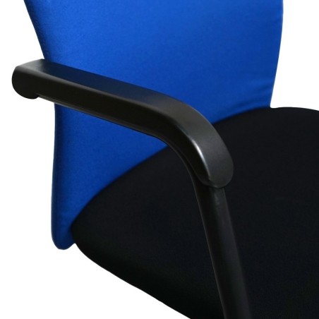 Silla Oficina Confidente Patín Negro MM1701 | Montiel