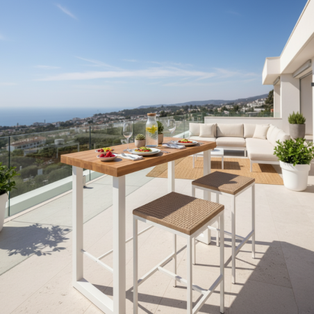 Mesa Alta con Estructura Personalizable | Montiel