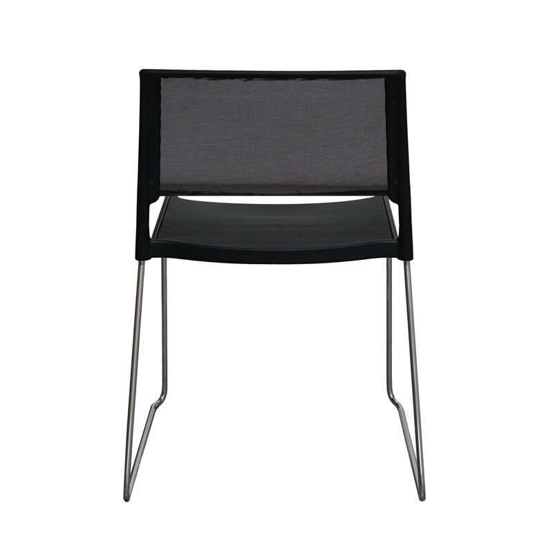 Silla Confidente Negra de Malla de Wilkhahn | Montiel