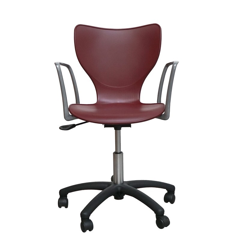 Silla Giratoria Roja con Elevación de Akaba | Montiel