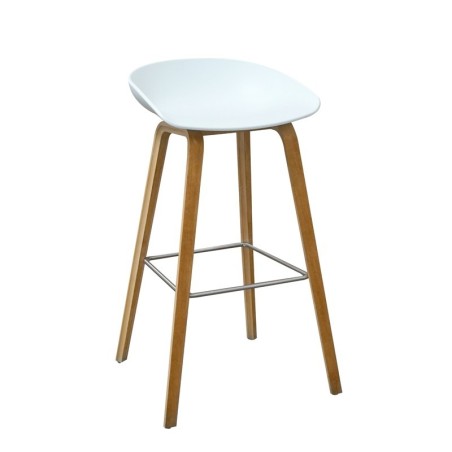 Taburete 4 Patas con Respaldo Bajo MM1710 | Montiel