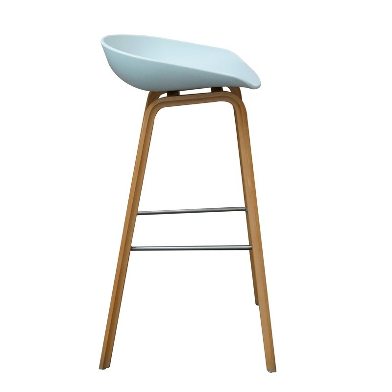 Taburete 4 Patas con Respaldo Bajo MM1710 | Montiel