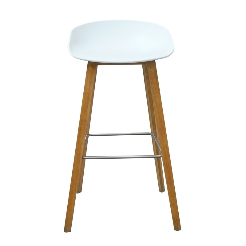 Taburete 4 Patas con Respaldo Bajo MM1710 | Montiel