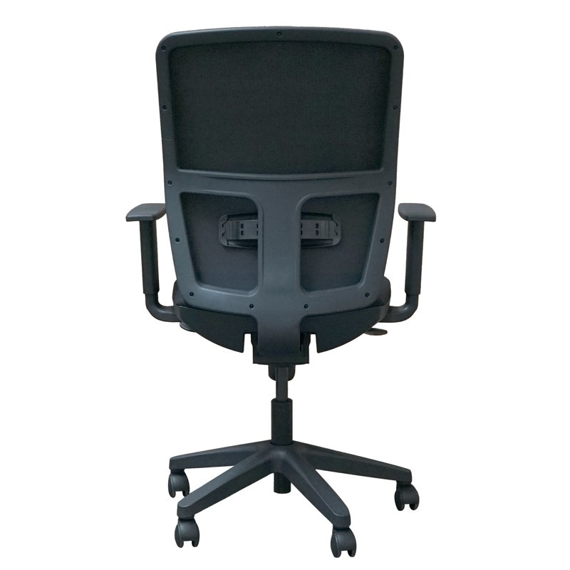 Silla Elevable con Respaldo Negro Colmar MM1714 | Montiel