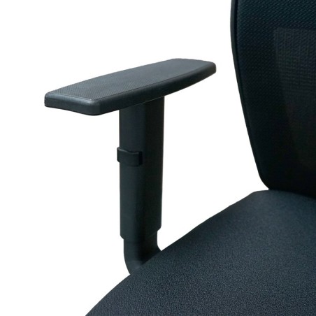 Silla Elevable con Respaldo Negro Colmar MM1714 | Montiel