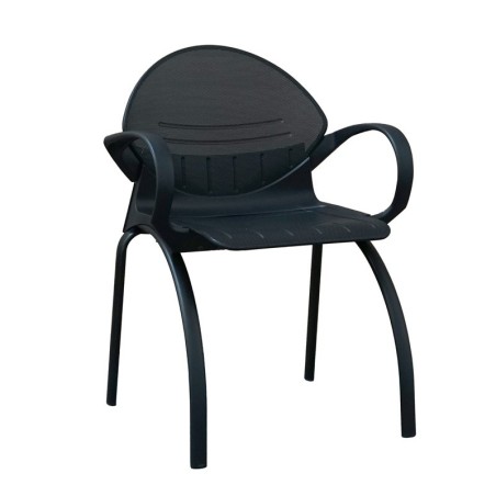 Silla Confidente Hierro Negro Opera de Steelcase | Montiel