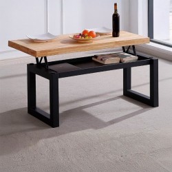 Mesa Centro Elevable Loft 120 x 60 cm.