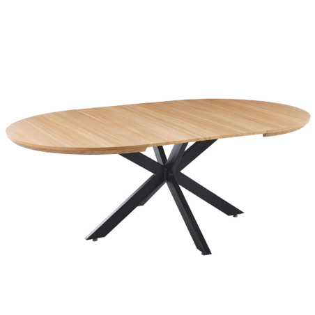 Mesa Comedor de Madera con Doble Extensión Cruven - Montiel