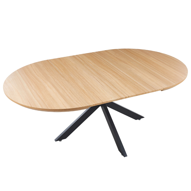 Mesa Comedor de Madera con Doble Extensión Cruven - Montiel