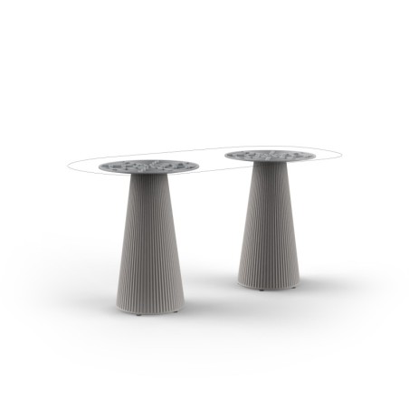 Mesa de Diseño Doble Base Gatsby de Vondom - Montiel