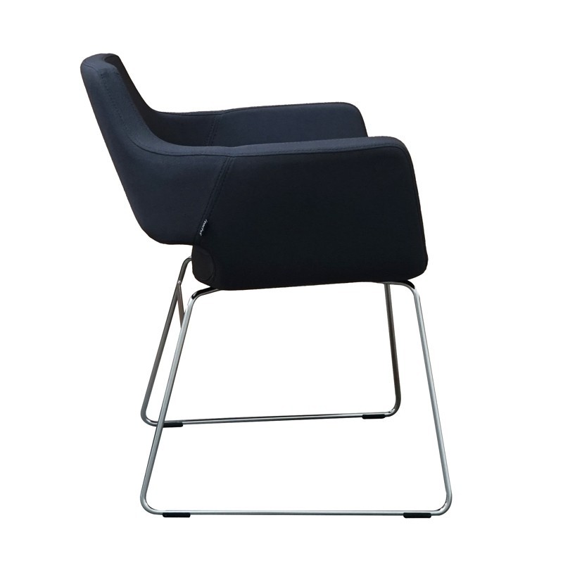 Silla Butaca Confidente en Tela Gris de Techo - Montiel