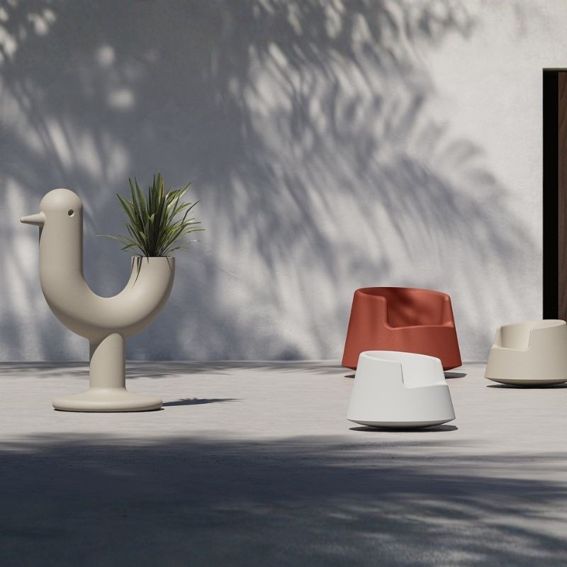 Macetero Peacock de Vondom | Diseño Escultórico - Montiel