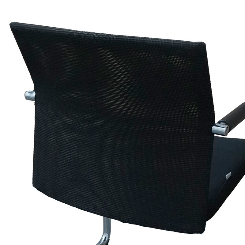 Silla Confidente con Malla Negra de Coinma - Montiel