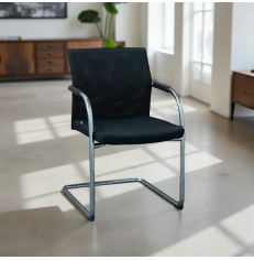 Silla Confidente Base Patín Cromado de Coinma