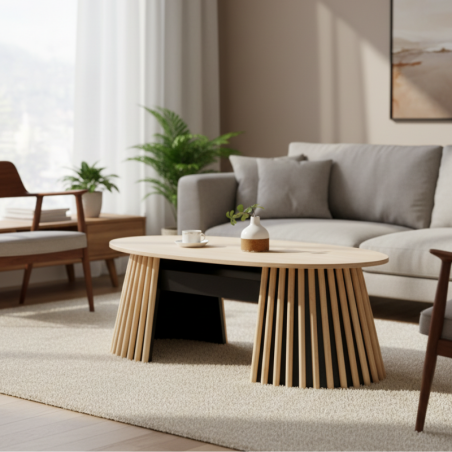 Mesa Grove Elevable Madera con 3 Cajones - Montiel