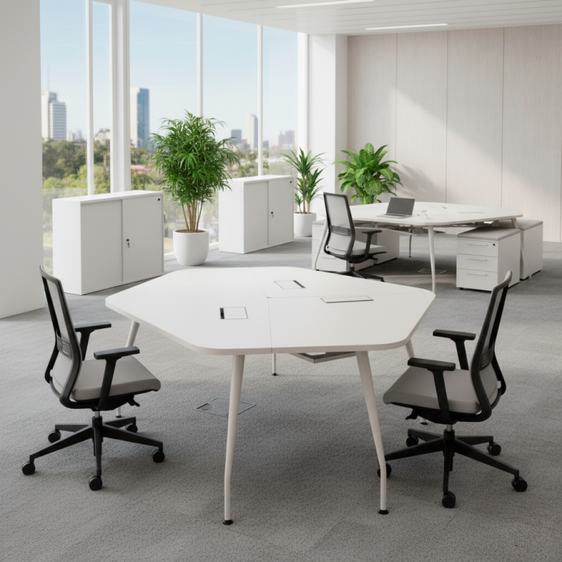  Mesa Multipuesto 3 personas Conic de Dynamobel 