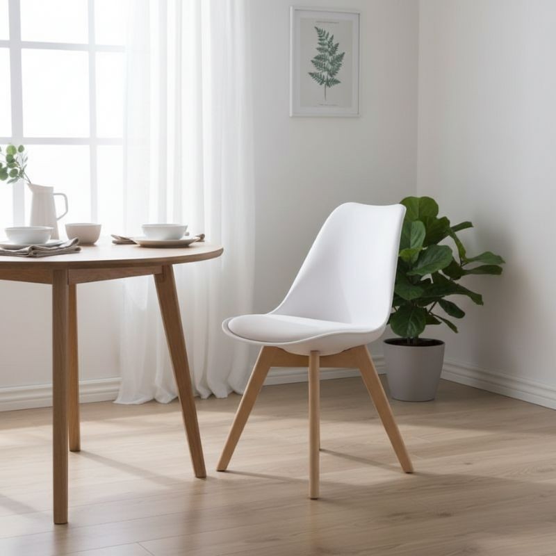 Silla Comedor de Símil Piel Modelo Gaston - Montiel