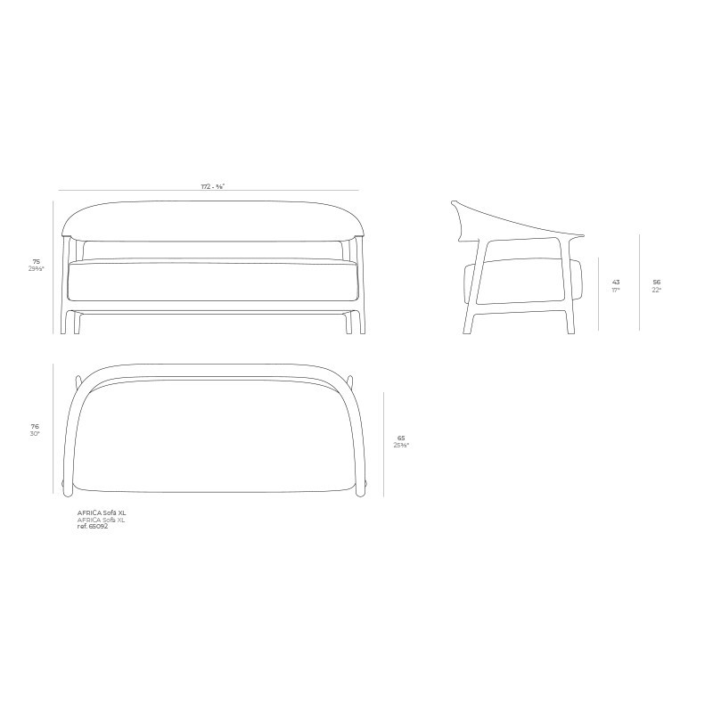 Sofá África XL de Vondom Sostenible | Montiel