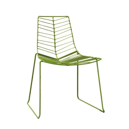 Silla Confidente Verde Leaf Chair de Arper - Montiel