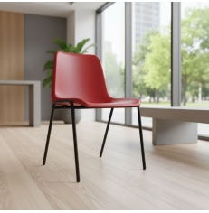 Pack de 4 Sillas Confidentes Oficina Sin Brazos Vicenza