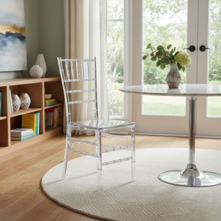 Silla Comedor Transparente Mod. Arabella - Montiel