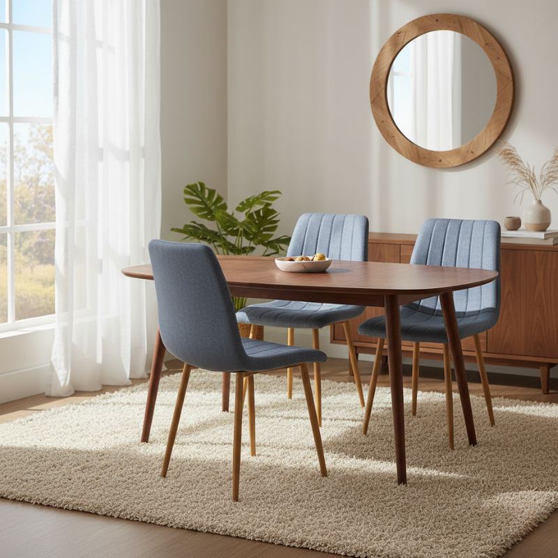Pack de 4 Sillas Comedor Tapizadas Mod. Glossia - Montiel
