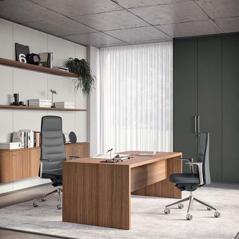 Mesa Dirección Oficina T45 de Quadrifoglio Mesa Dirección Oficina T45 de Quadrifoglio