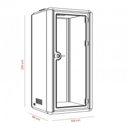 Cabina Insonorizada Oficina Vega Box 1 de Euromof Cabina Insonorizada Oficina Vega Box 1 de Euromof
