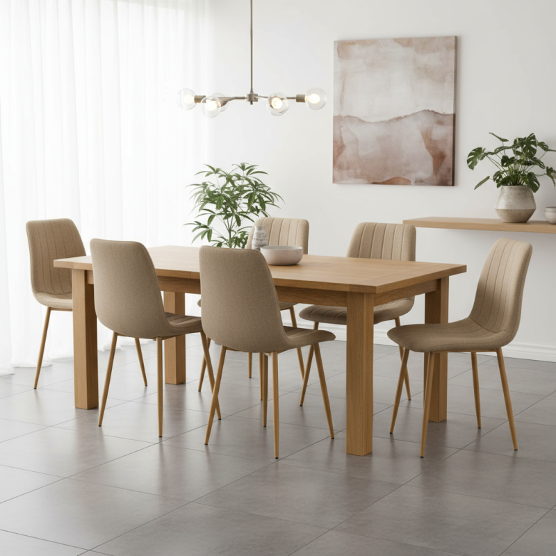 Silla Comedor Tapizado Personalizable Mod. Nails - Montiel