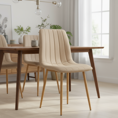 Silla Comedor Tapizado Personalizable Mod. Glossia - Montiel