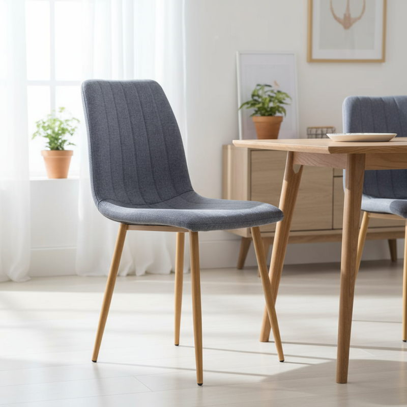 Pack de 4 Sillas Comedor Tapizadas Mod. Glossia - Montiel