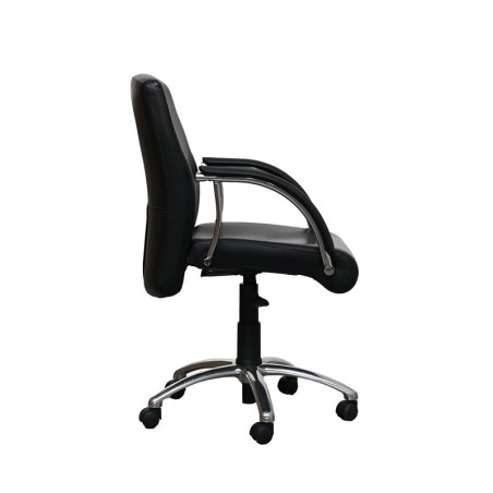 Sillón de Oficina Piel Negra de Soto - Montiel