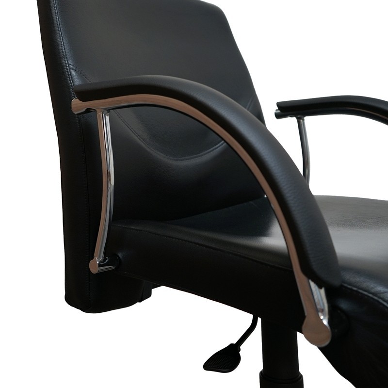 Sillón de Oficina Piel Negra de Soto - Montiel