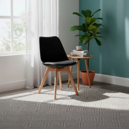 Silla Comedor de Símil Piel Modelo Bistro - Montiel