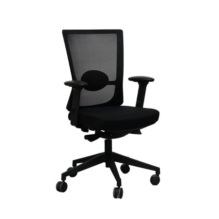 Silla Ergonómica Oficina Negra de Merryfair - Montiel