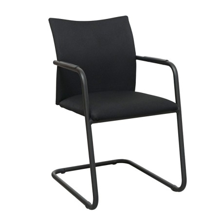 Silla Confidente Patin Negro de Luyando - Montiel