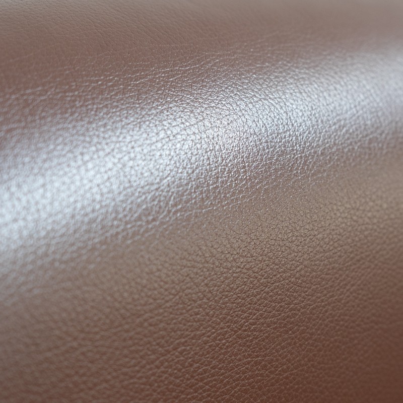 Sillón Oficina Piel Marrón con Ruedas de Kron - Montiel