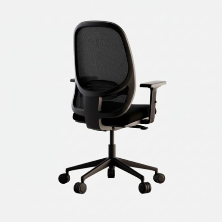 Silla Ergonómica Oficina Negra LUKAT de Intacor - Montiel