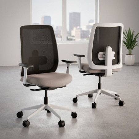 Silla Ergonómica Oficina Blanca 911 de Intacor - Montiel