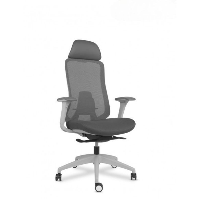 Silla Ergonómica Oficina Gris FEDO de Vincolo - Montiel