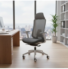 Silla Giratoria Oficina Gris FEDO de Vincolo