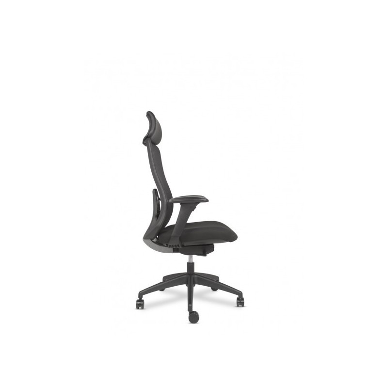 Silla Ergonómica Negra Oficina FEDO de Vincolo - Montiel