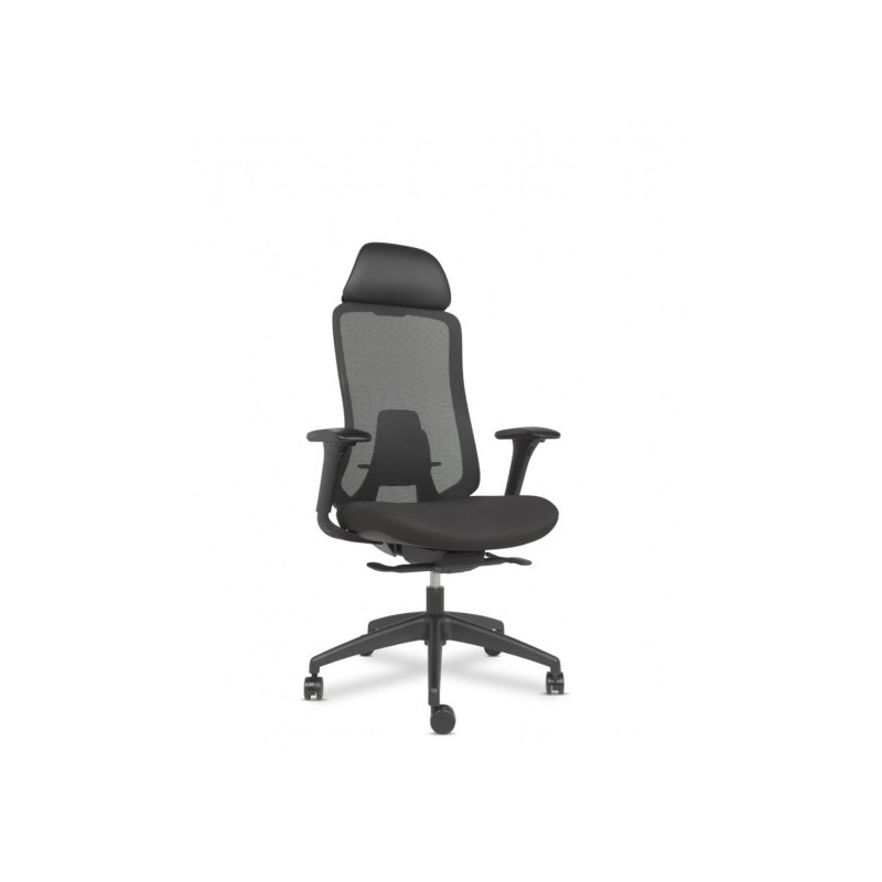 Silla Ergonómica Negra Oficina FEDO de Vincolo - Montiel