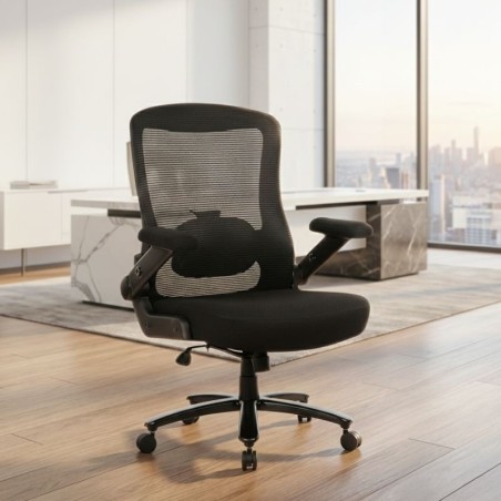 Silla Ergonómica Negra Oficina TITAN de Vincolo - Montiel