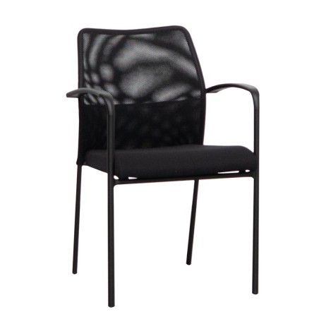 Silla Confidente Negra Fram de Somomar - Montiel