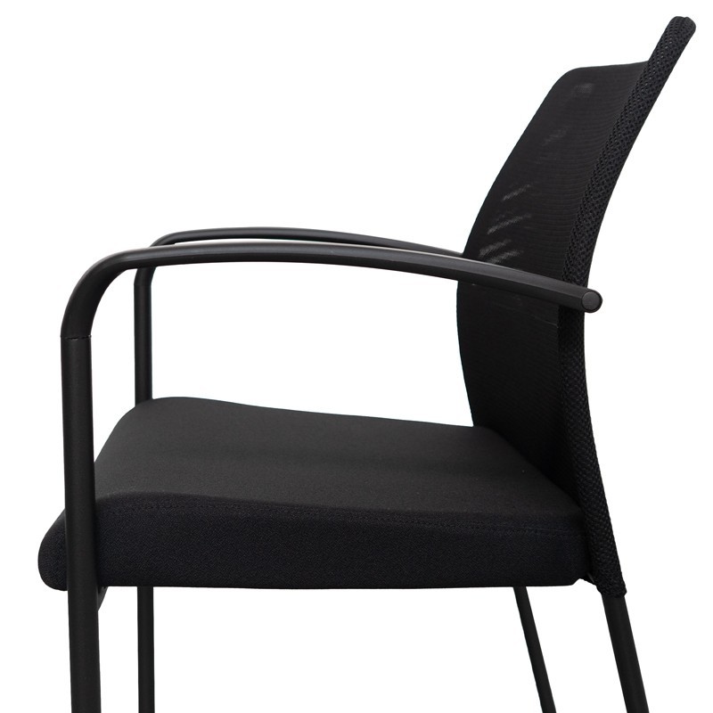 Silla Confidente Negra Fram de Somomar - Montiel