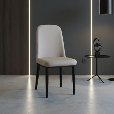 Silla de Recepción Beige Sin Brazos Oslo de Bogal - Montiel