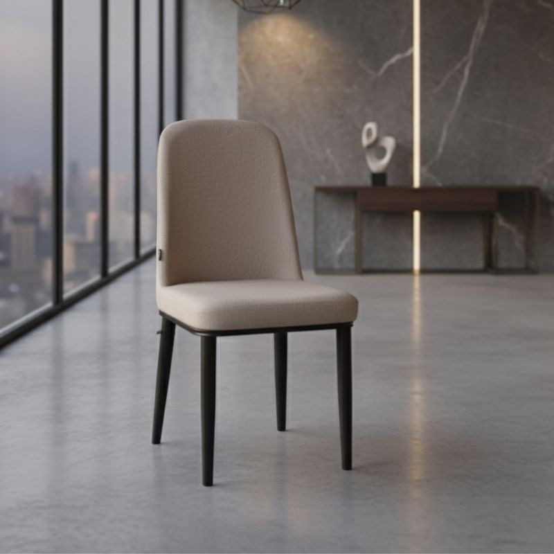 Silla de Recepción Beige Sin Brazos Oslo de Bogal - Montiel